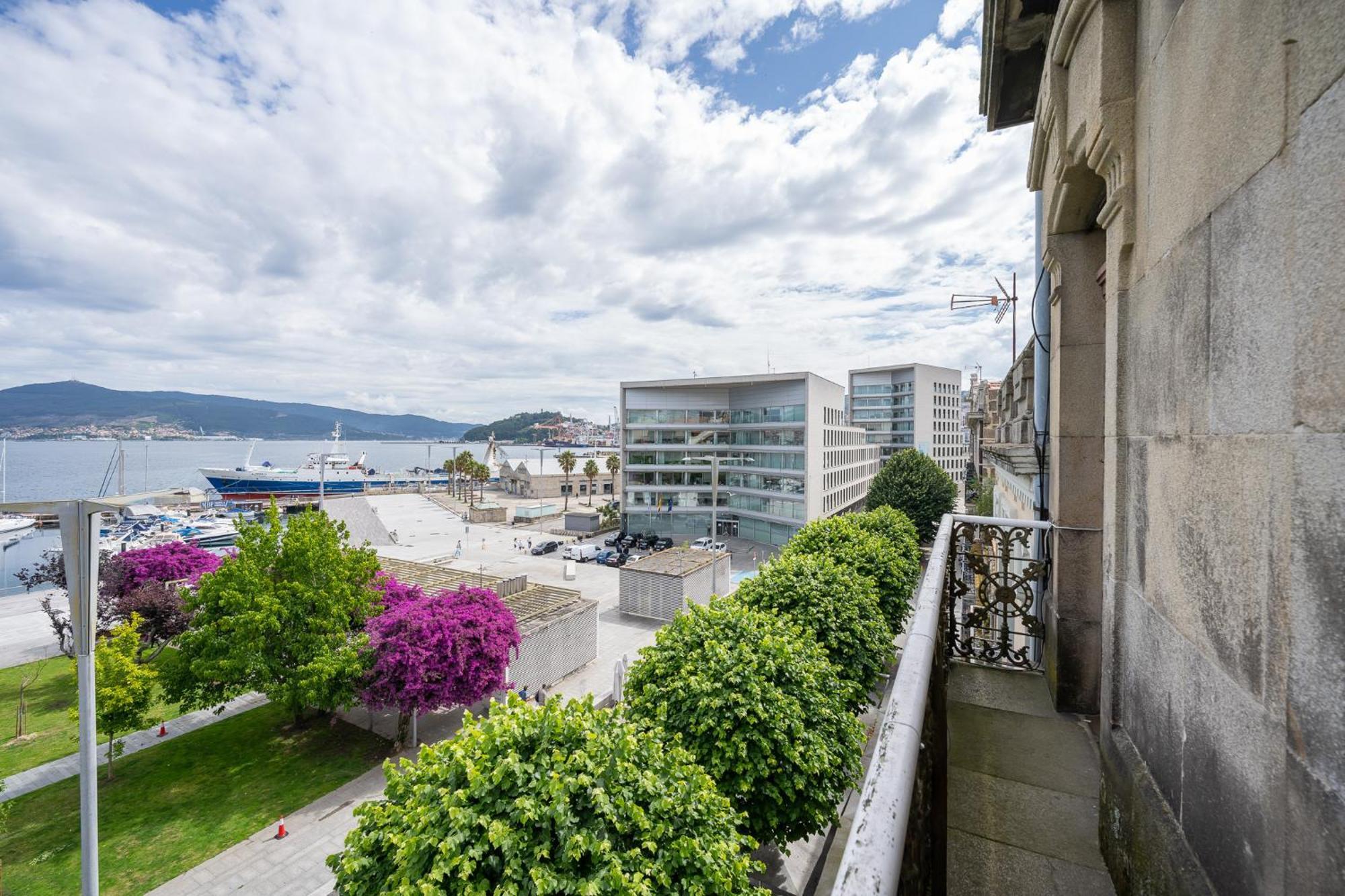 Vistas Al Nautico Y Paseo Maritimo De Vigo Lejlighed Eksteriør billede